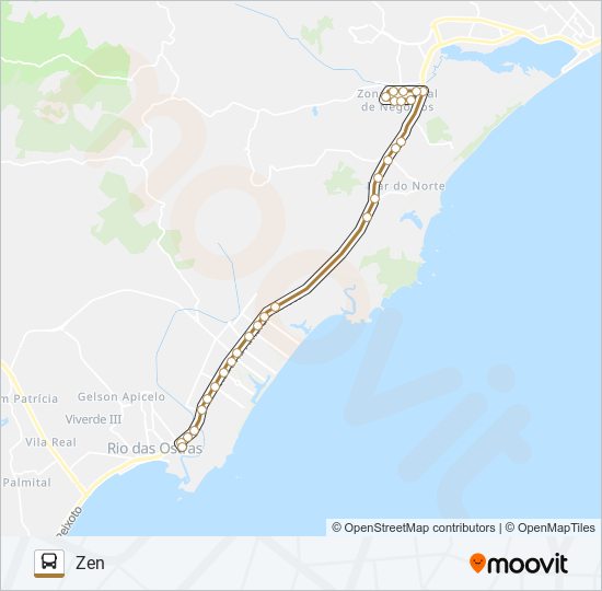 03 - RAMO D bus Line Map