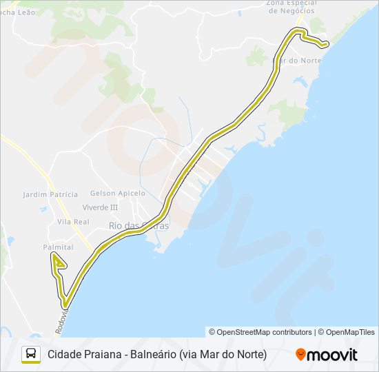 04 - RAMO A bus Line Map