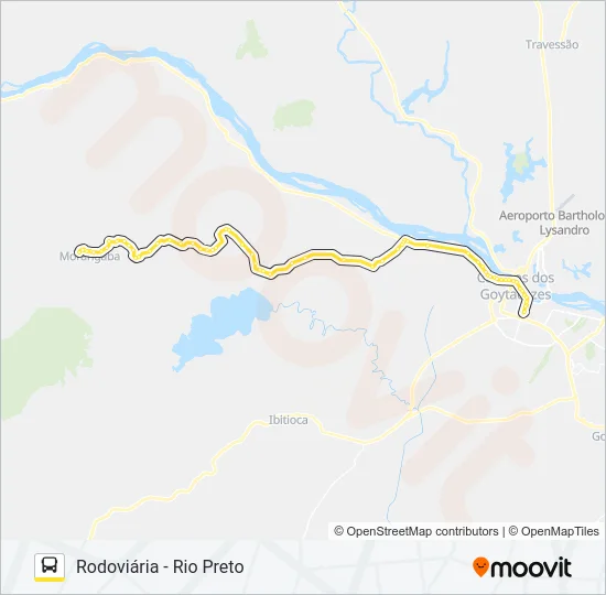 122/123 Bus Line Map