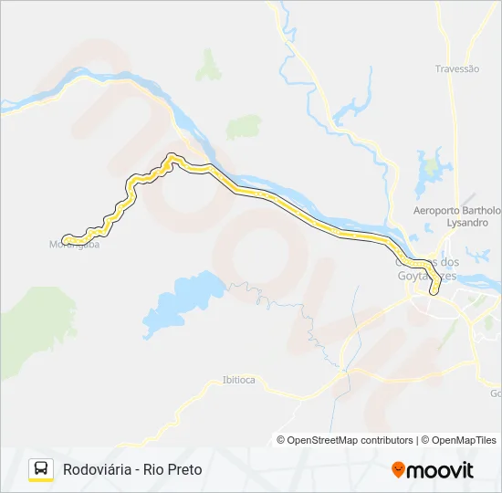 122/123 Bus Line Map