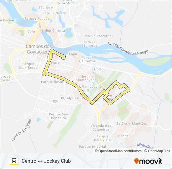 208 Bus Line Map