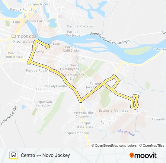 209 Bus Line Map
