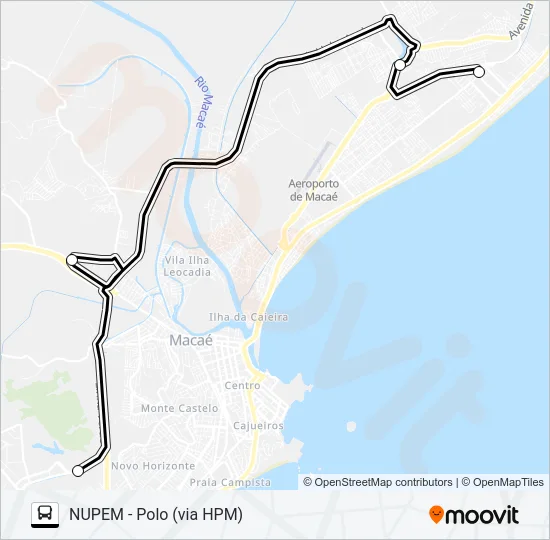 2 Bus Line Map