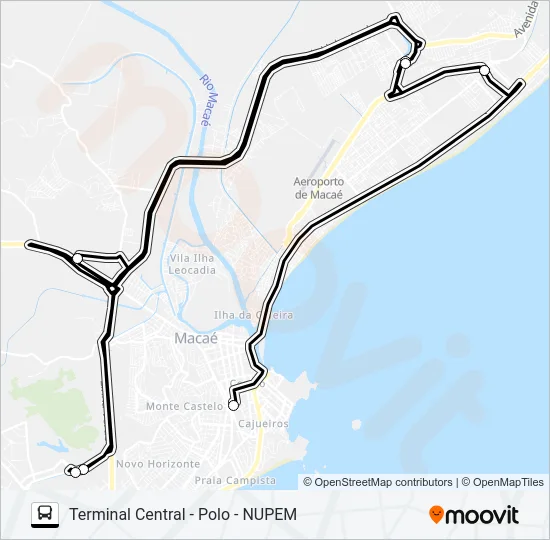 2 Bus Line Map