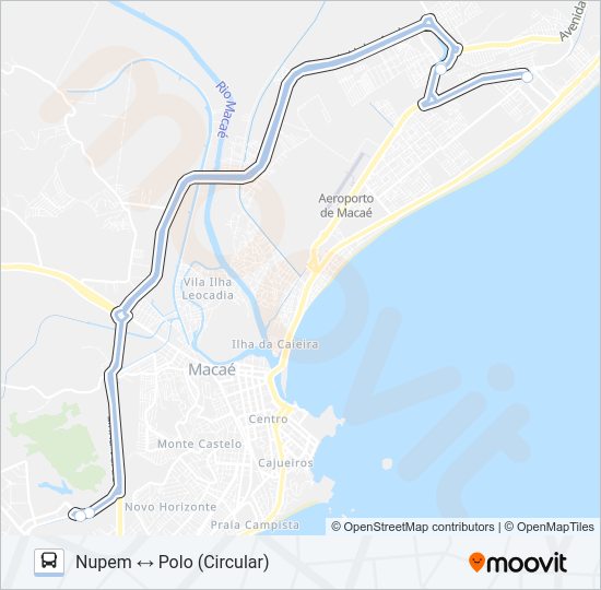 Mapa da linha 01 de 