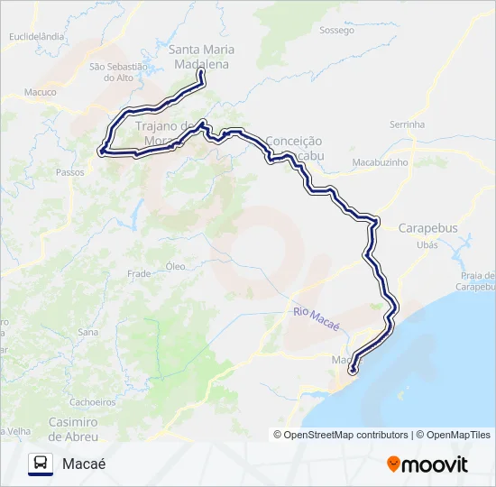 B155 Bus Line Map