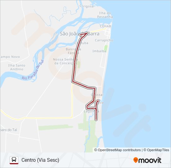 01 bus Line Map