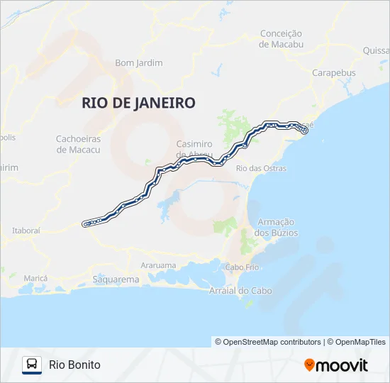 B135 Bus Line Map