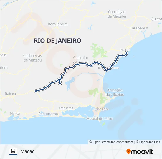 B137 Bus Line Map