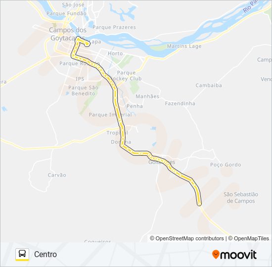 212 bus Line Map