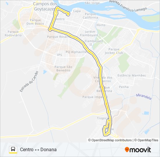 Mapa de 226 de autobús