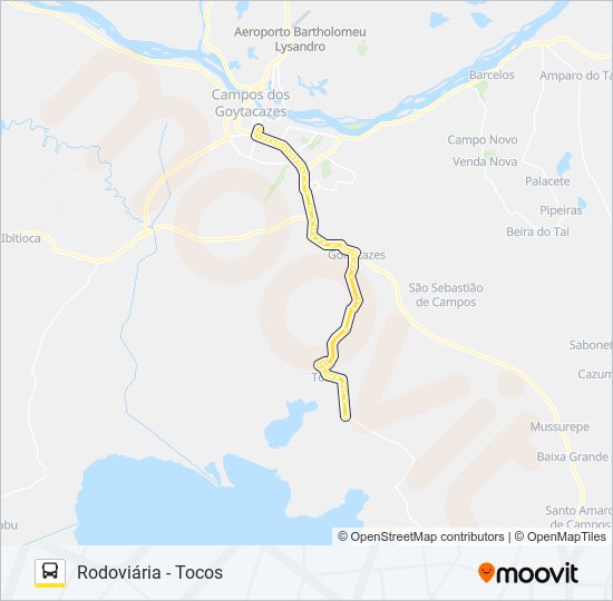 229 bus Line Map