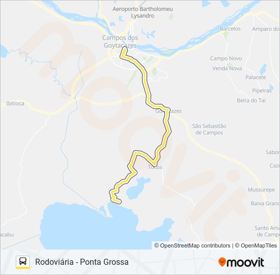 231 bus Line Map