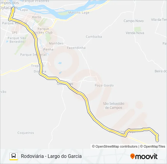 234 Bus Line Map