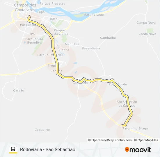 235 Bus Line Map