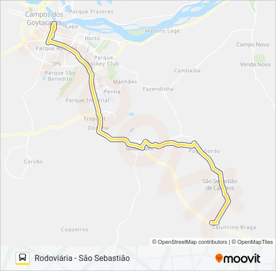 235 Bus Line Map