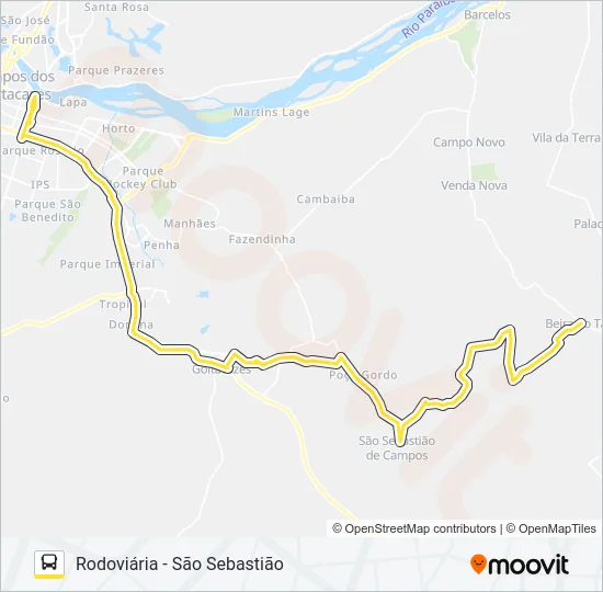 235 Bus Line Map