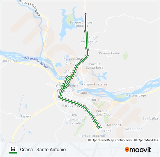 324 bus Line Map