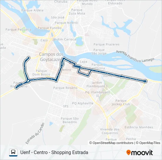 216 Bus Line Map