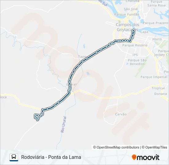 113 Bus Line Map
