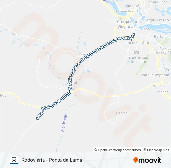 113 Bus Line Map
