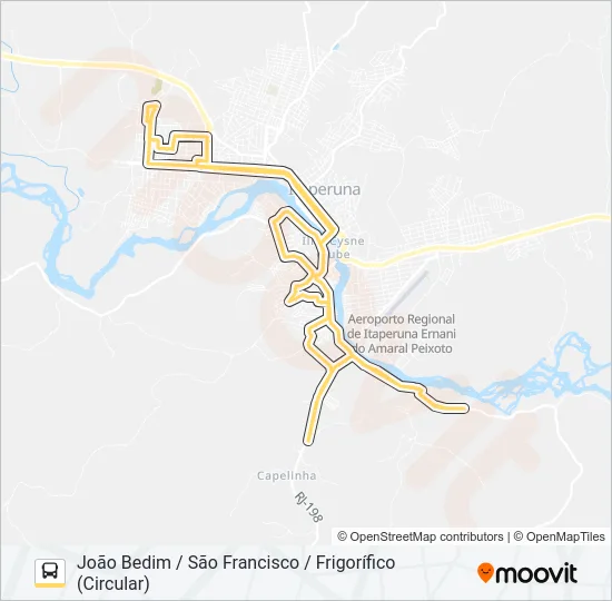 71 Bus Line Map