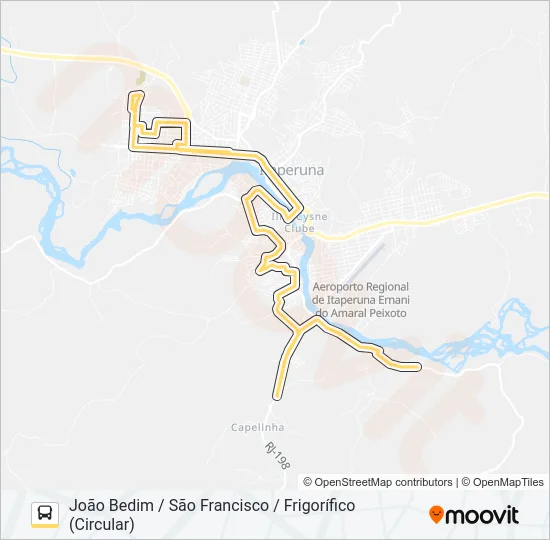 71 Bus Line Map