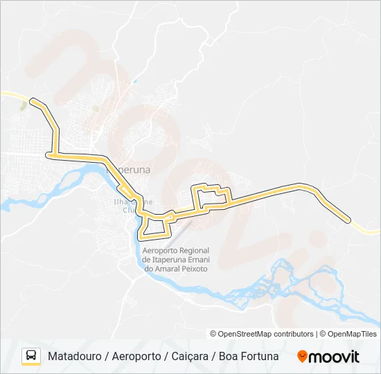 72 Bus Line Map