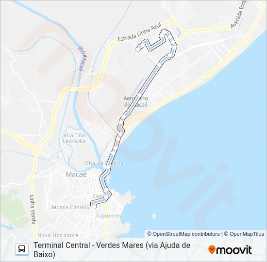 A-22 Bus Line Map