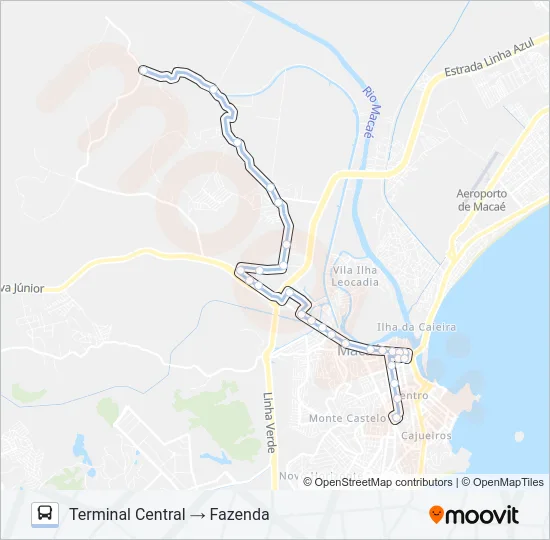 A-23 Bus Line Map