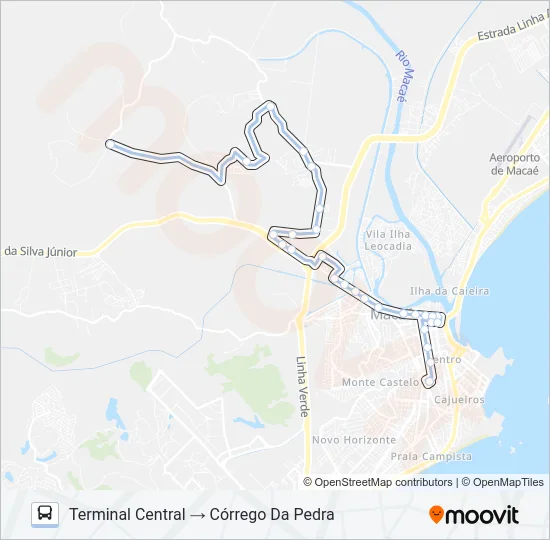 A-23 Bus Line Map