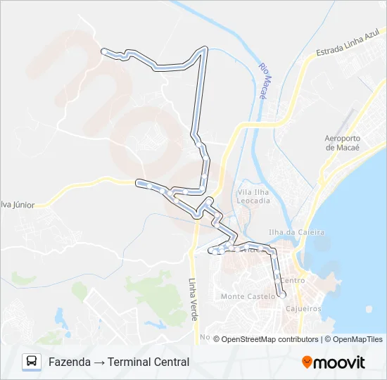 A-23 Bus Line Map