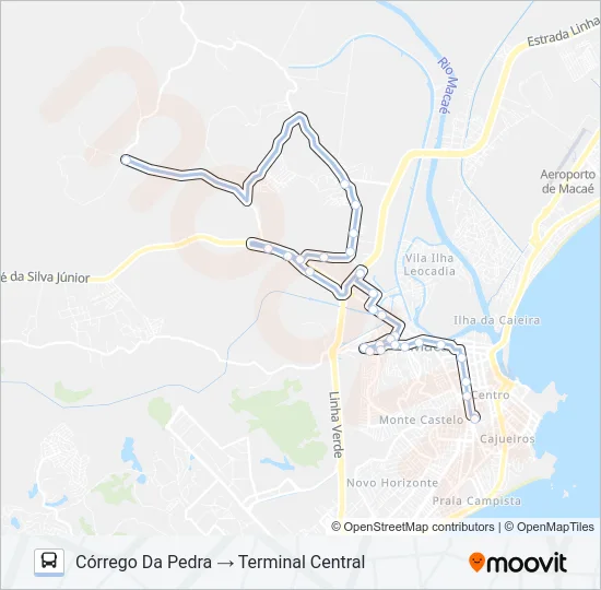 A-23 Bus Line Map