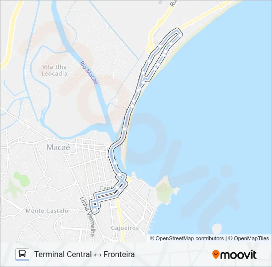A-32 Bus Line Map