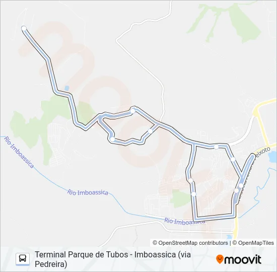 A-43 Bus Line Map