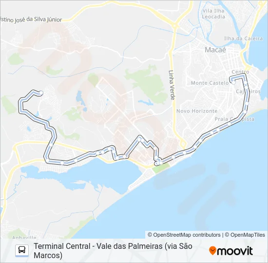 A-51 Bus Line Map