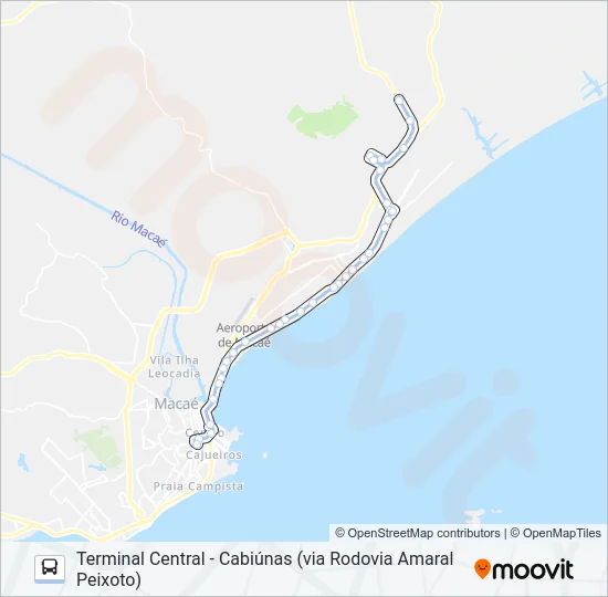 A-81 Bus Line Map