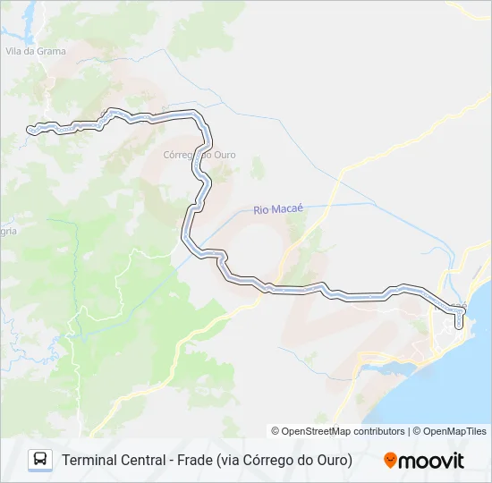 S-13 Bus Line Map