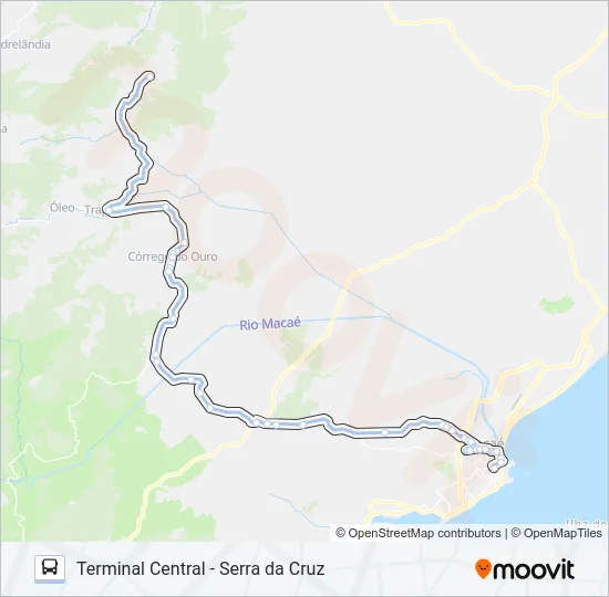 S-33 Bus Line Map