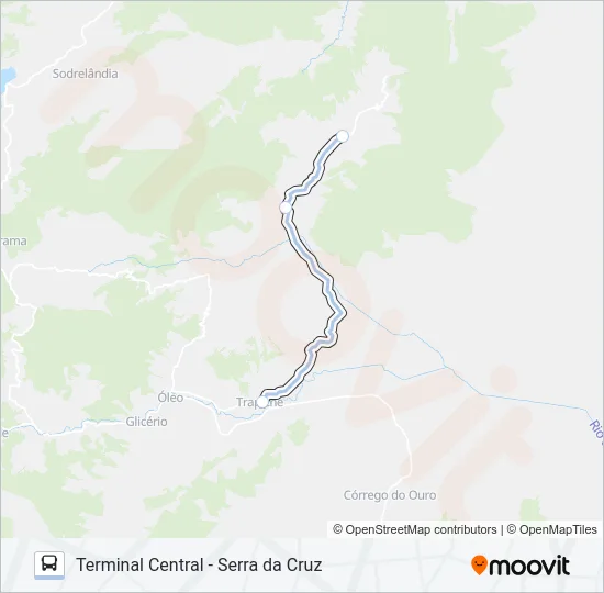 S-33 Bus Line Map