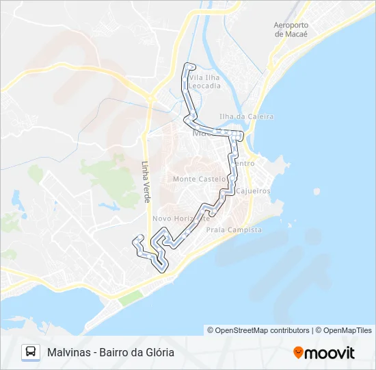 A-91B Bus Line Map