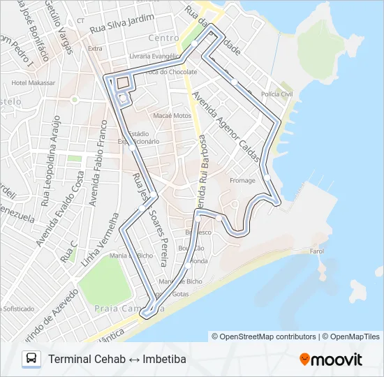C-21H Bus Line Map