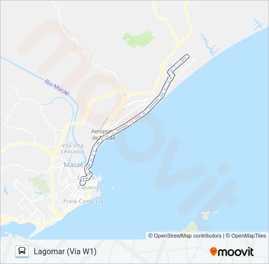 T-111 Bus Line Map