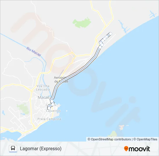 T-111 Bus Line Map
