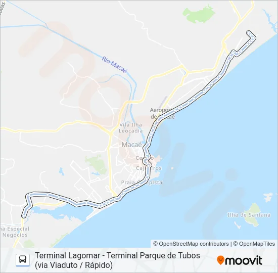 T-11R Bus Line Map