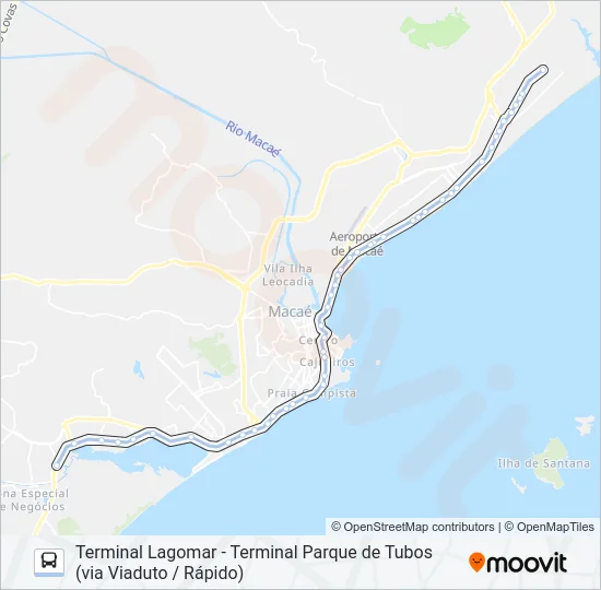 T-11R Bus Line Map