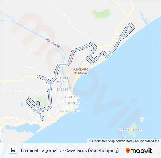 T-23S Bus Line Map