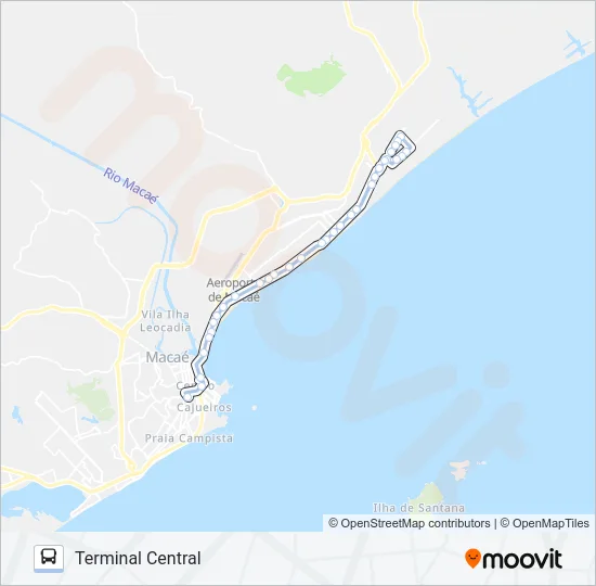 T-111U Bus Line Map