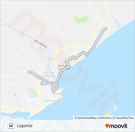 T-12 CORUJÃO Bus Line Map
