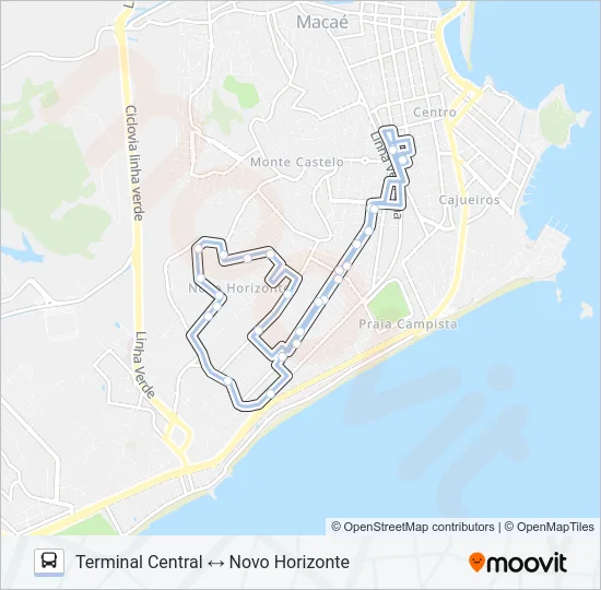 C-31A Bus Line Map